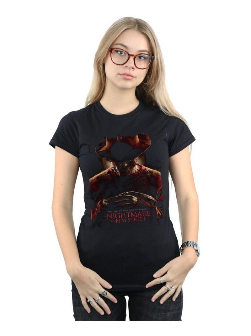 A Nightmare On Elm Street - T-shirt WECLOME TO YOUR NEW NIGHTMARE Noir - Kiabi