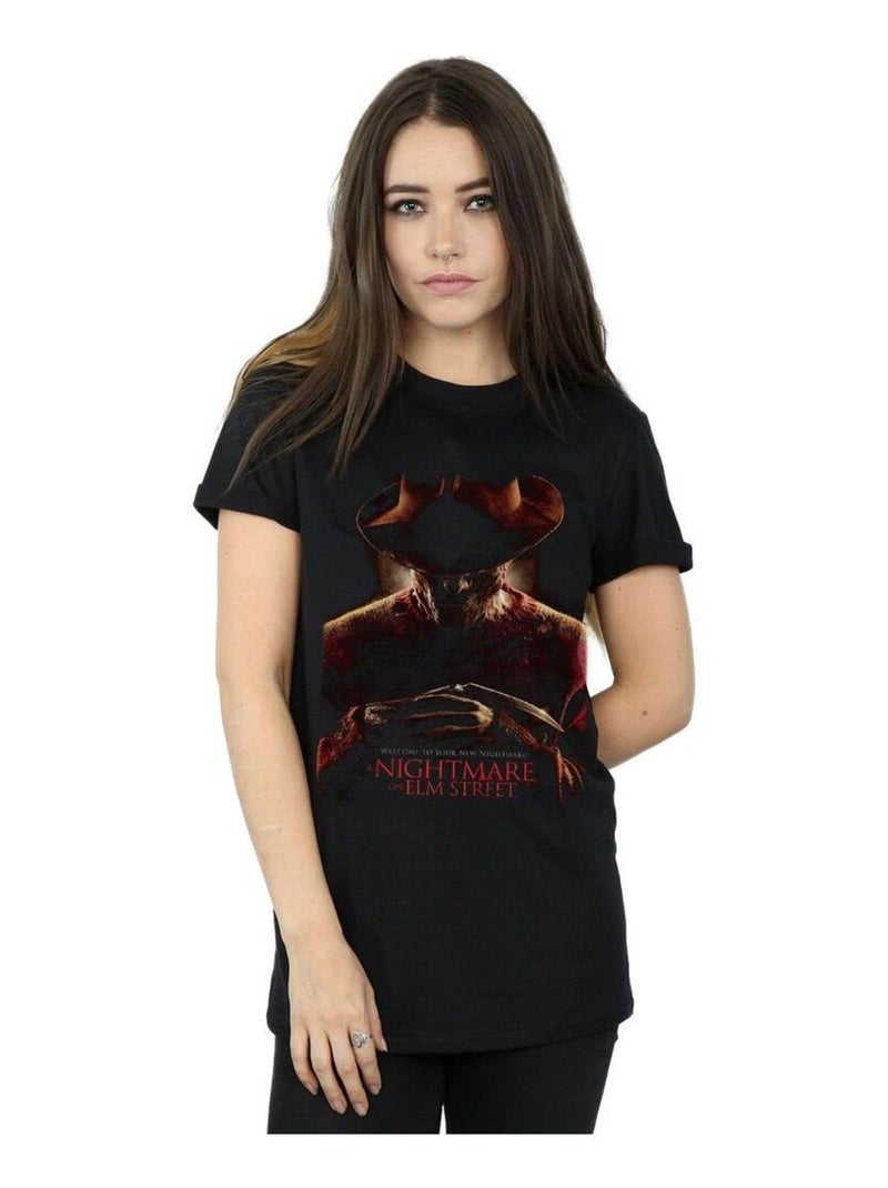 A Nightmare On Elm Street - T-shirt WECLOME TO YOUR NEW NIGHTMARE Noir - Kiabi