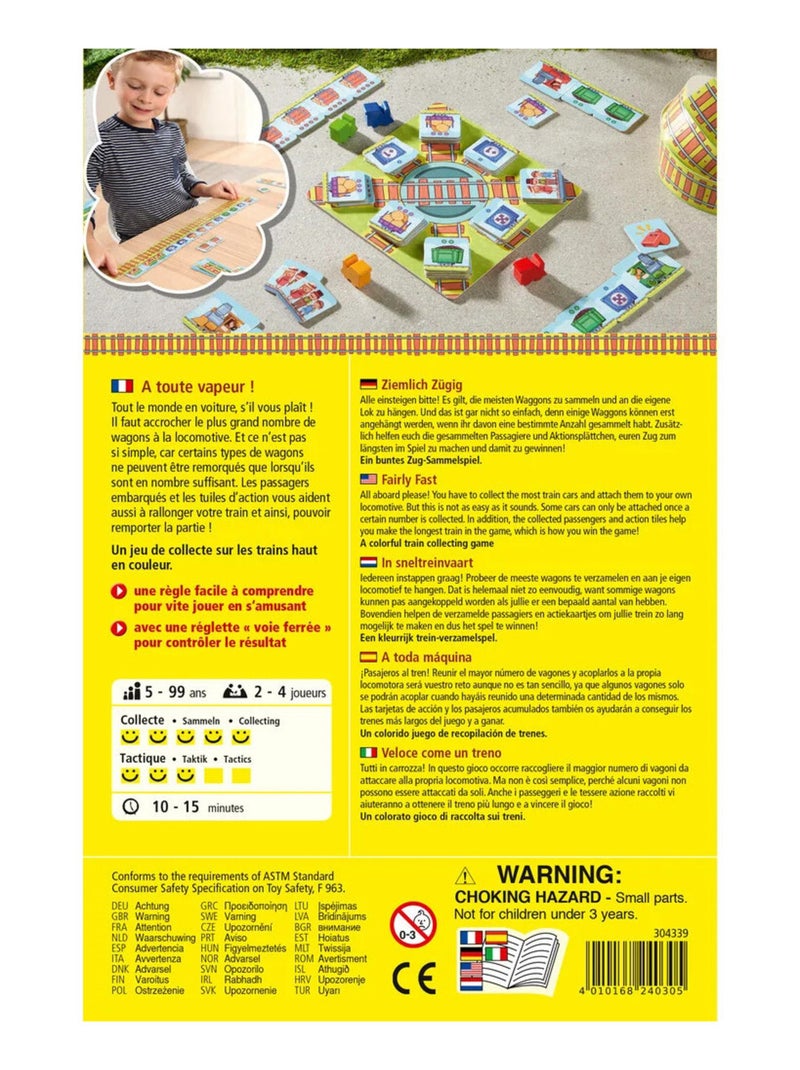 A Toute Vapeur ! - Haba Multicolore - Kiabi
