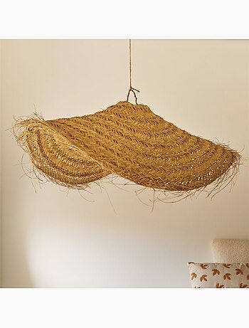 Abat-jour parasol doum fibre de palmier