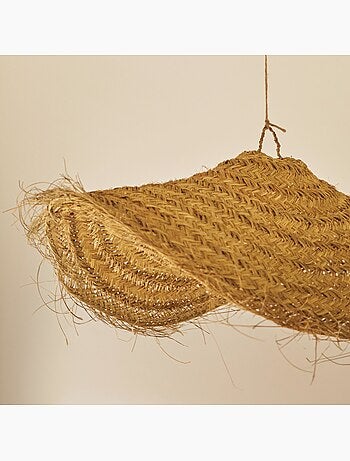 Abat-jour parasol doum fibre de palmier