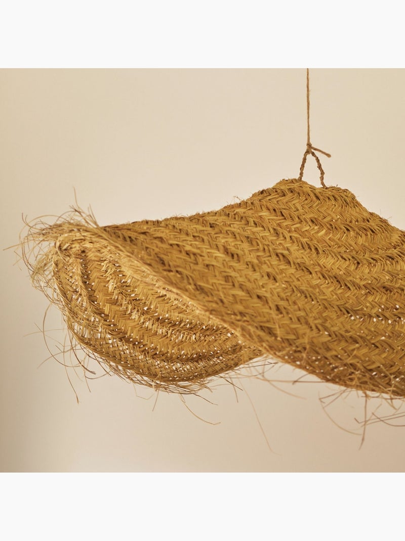 Abat-jour parasol Doum fibre de palmier Beige - Kiabi