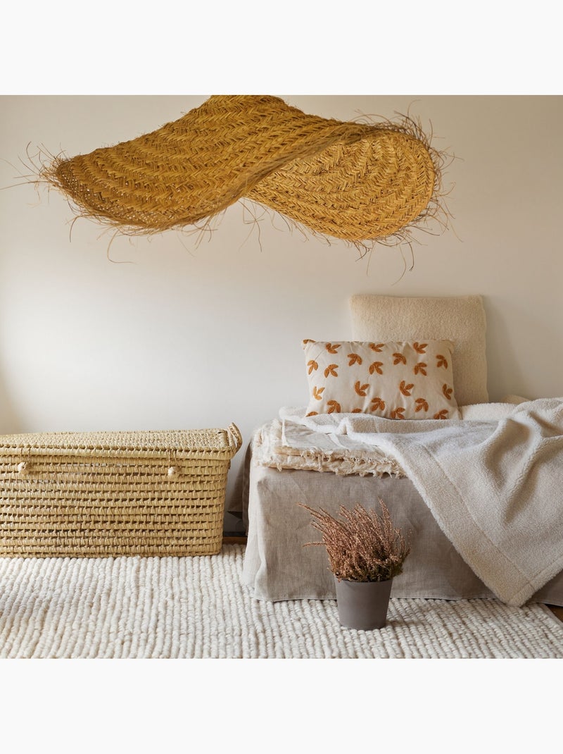 Abat-jour parasol Doum fibre de palmier Beige - Kiabi