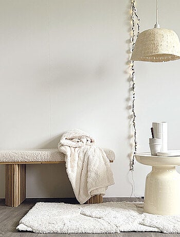 Abat-jour suspension en papier mâché naturel D41