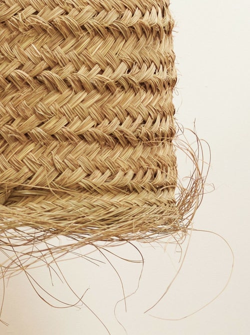 Abat-jour tube fibre de palmier - Kiabi