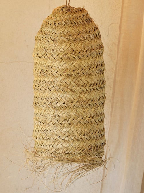 Abat-jour tube fibre de palmier - Kiabi