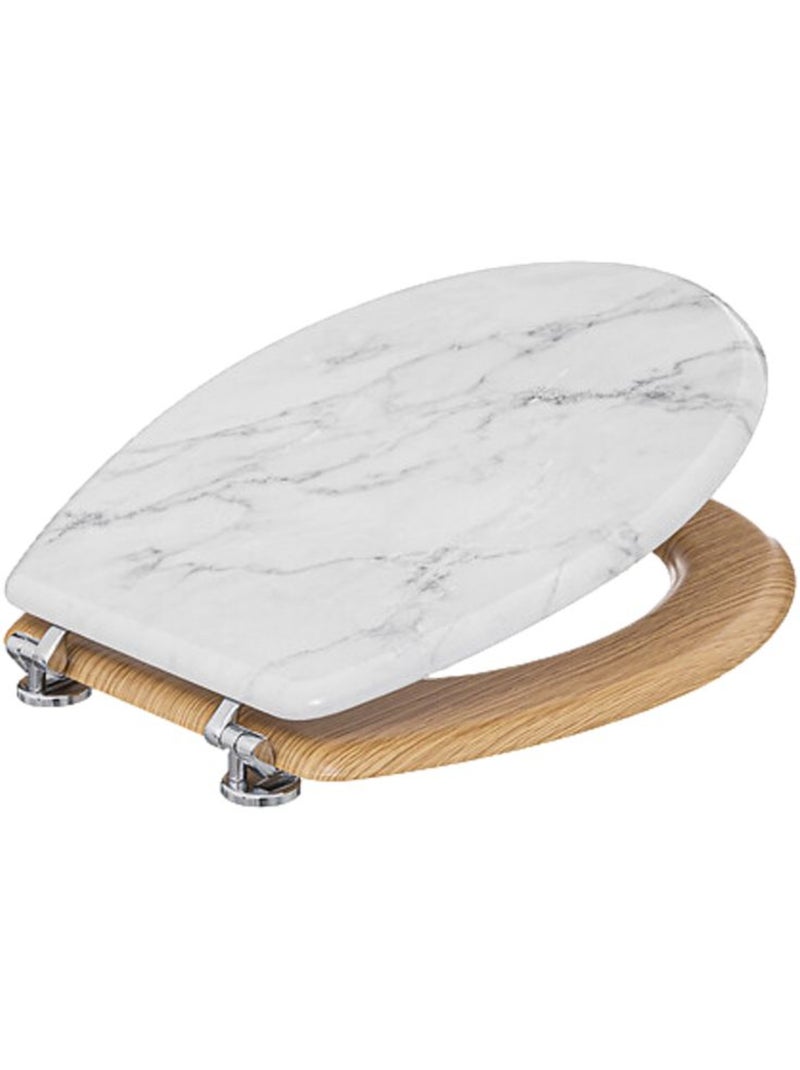 Abattant toilettes - atmosphera Blanc - Kiabi
