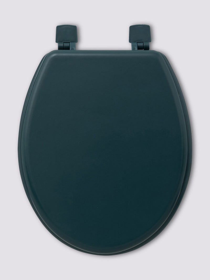 Abattant toilettes - Atmosphera Bleu pétrole - Kiabi