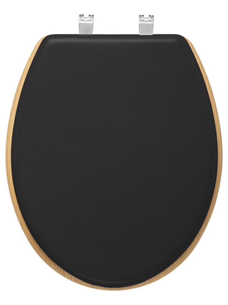 Abattant toilettes - Atmosphera Gris foncé - Kiabi