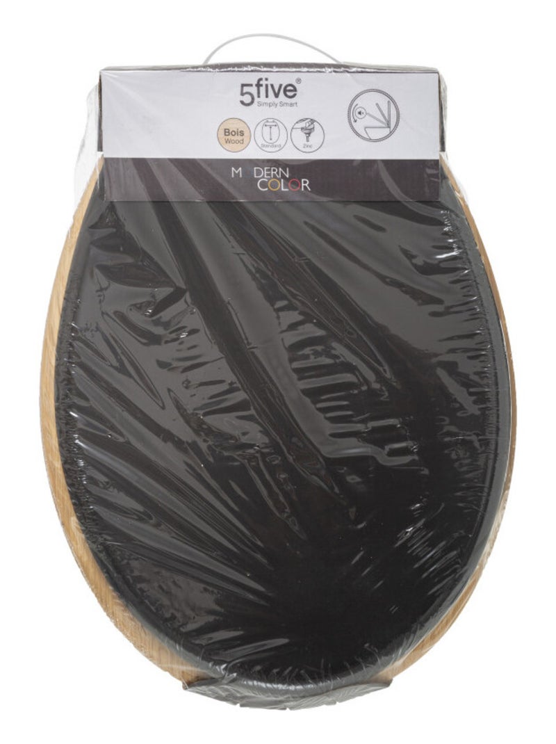 Abattant toilettes - Atmosphera Gris foncé - Kiabi