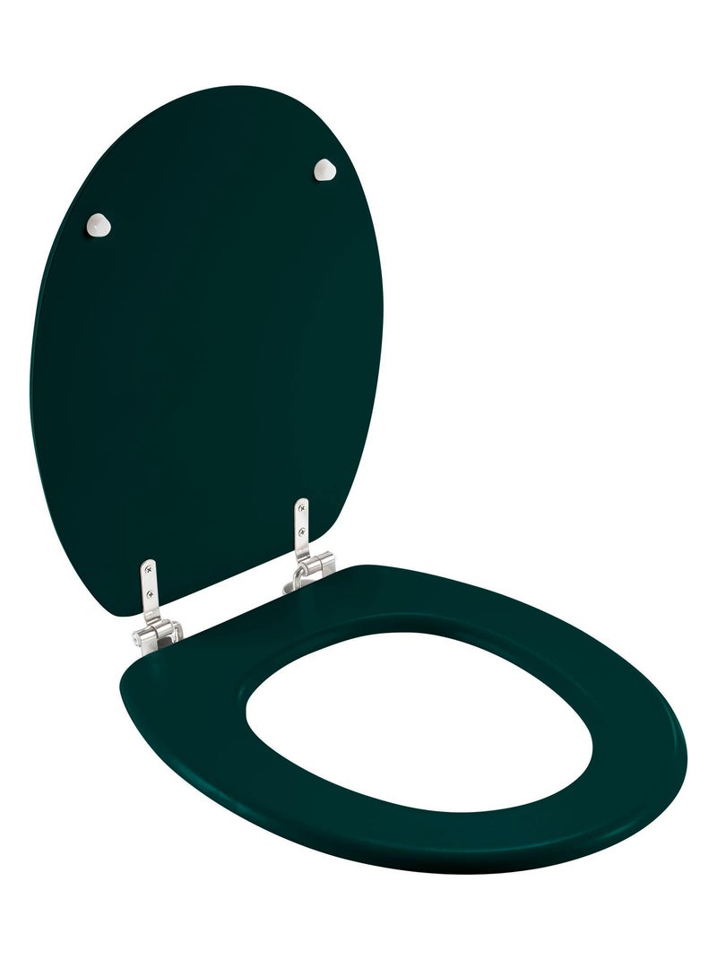 douceur d'intérieur, Abattant de Wc (37 x 47 cm) Color Pop Gris, MDF Imprimé