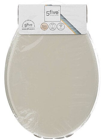 Abattant wc laqué en bois avec charnières universelles colorama