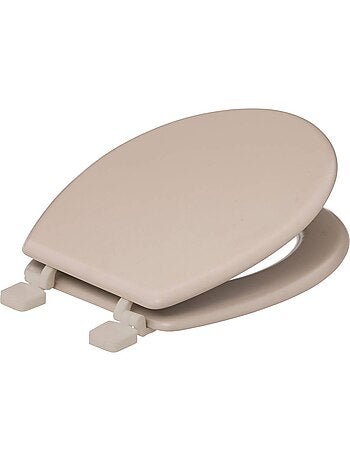 Abattant wc laqué en bois avec charnières universelles colorama