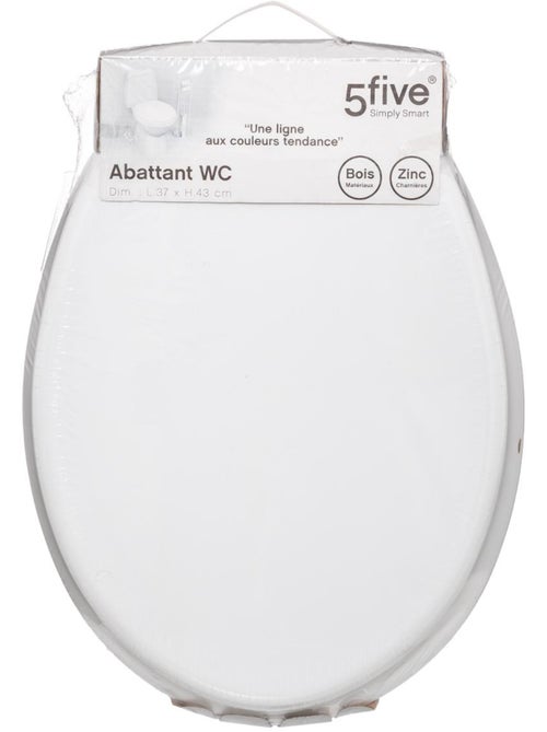 Abattant WC à fixation rapide - Kiabi Abattant WC à fixation rapide - Kiabi