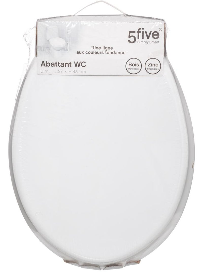 Abattant WC à fixation rapide Blanc - Kiabi