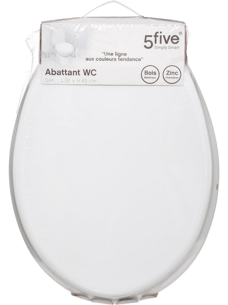 Abattant WC à fixation rapide Blanc - Kiabi