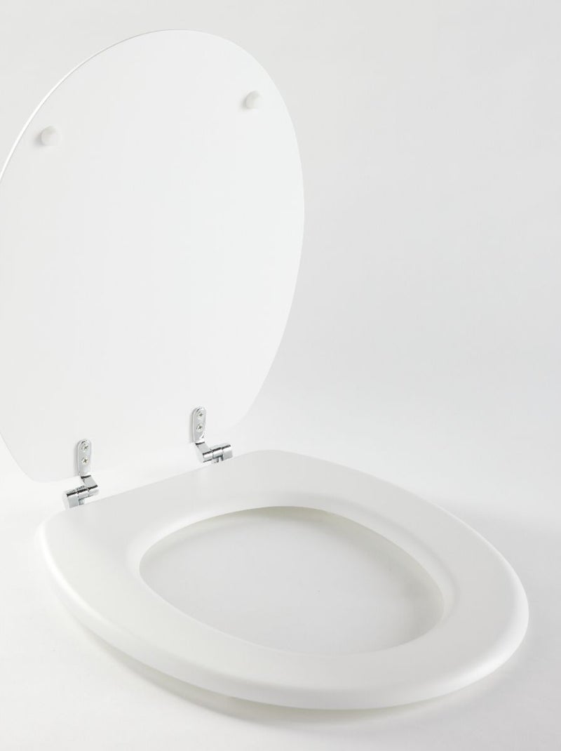 Abattant WC bois BATHROOM Blanc - Kiabi