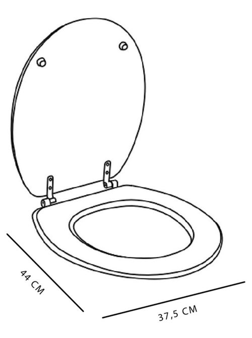 Abattant WC bois BATHROOM - Kiabi