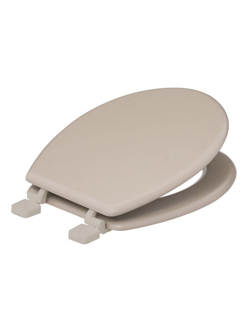 Abattant WC bois beige Beige - Kiabi