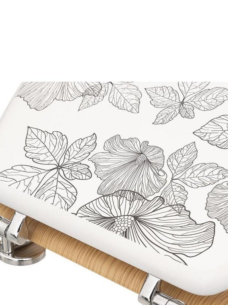 Abattant WC bois zinc Blackflora Blanc - Kiabi