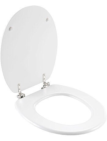 Abattant WC Bulles d'Eau MDF avec charnières métal 46 x 37 cm