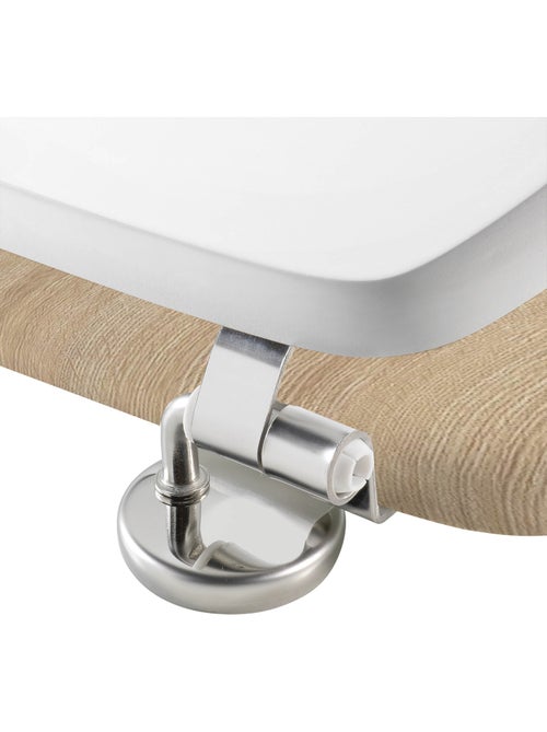 Abattant WC charnieres metal Havane - Kiabi Abattant WC charnieres metal Havane - Kiabi