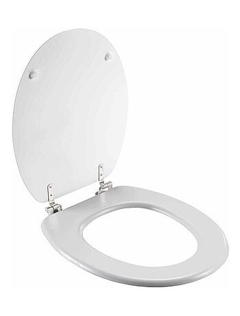 Abattant WC charnières métal imprimé MARBRE