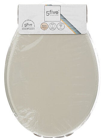Abattant WC laqué en bois avec charnières universelles COLORAMA