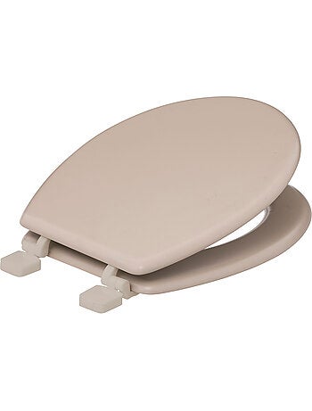 Abattant WC laqué en bois avec charnières universelles COLORAMA
