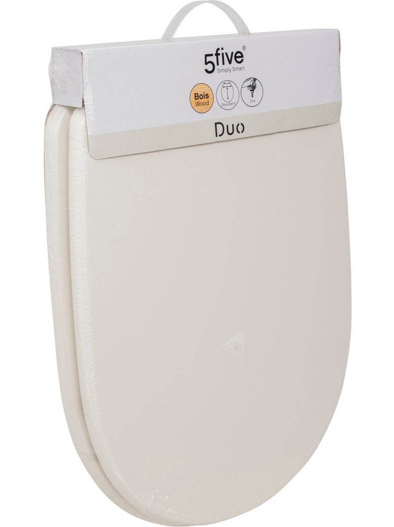 Abattant WC DUO Beige - Kiabi