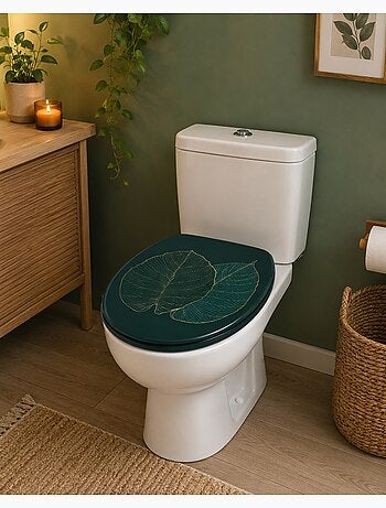 Abattant wc feuille de jade