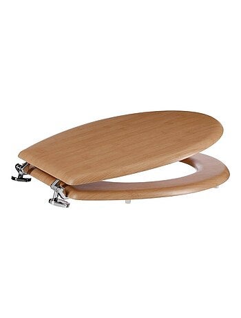 Abattant WC imitation bambou