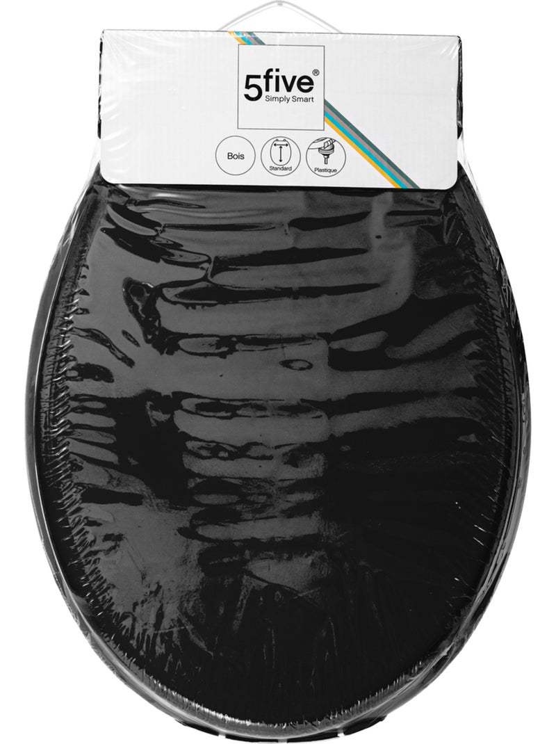 Abattant WC laqué COLORAMA Noir - Kiabi