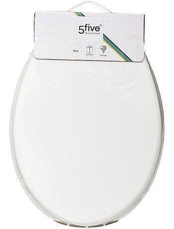 Abattant WC laqué en bois avec charnières universelles COLORAMA