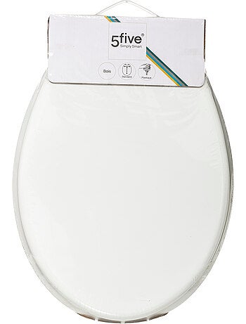 Abattant WC laqué en bois avec charnières universelles COLORAMA