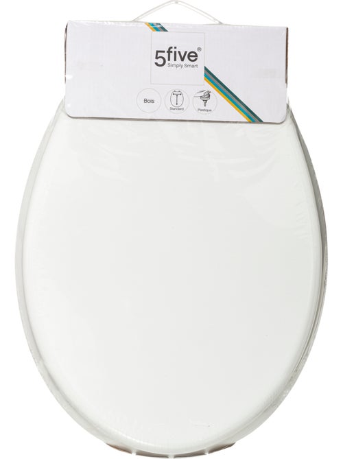 Abattant WC laqué en bois avec charnières universelles COLORAMA - Kiabi