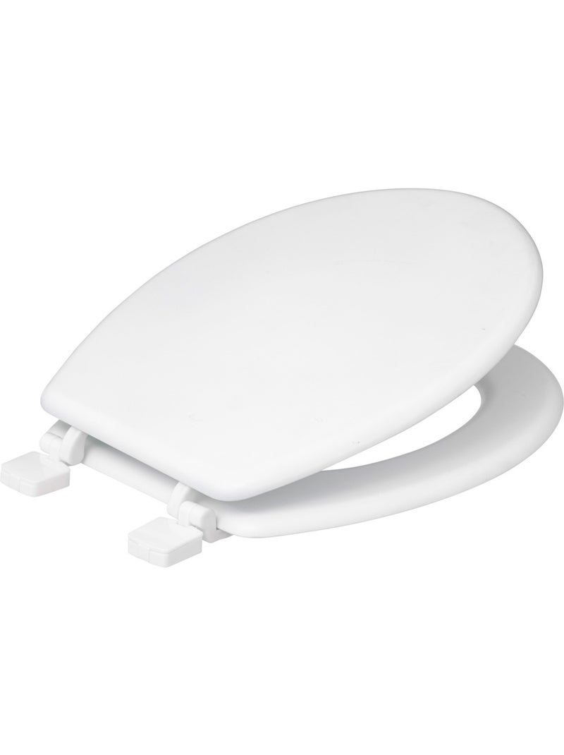 Abattant WC laqué en bois avec charnières universelles COLORAMA Blanc - Kiabi