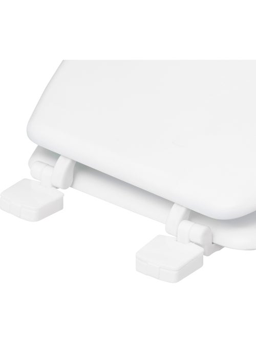 Abattant WC laqué en bois avec charnières universelles COLORAMA - Kiabi