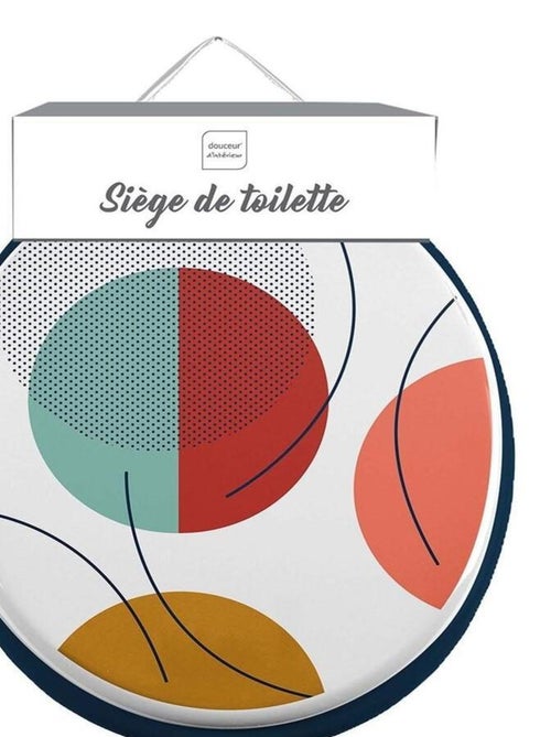 Abattant WC MDF Color Pop bleu - Kiabi