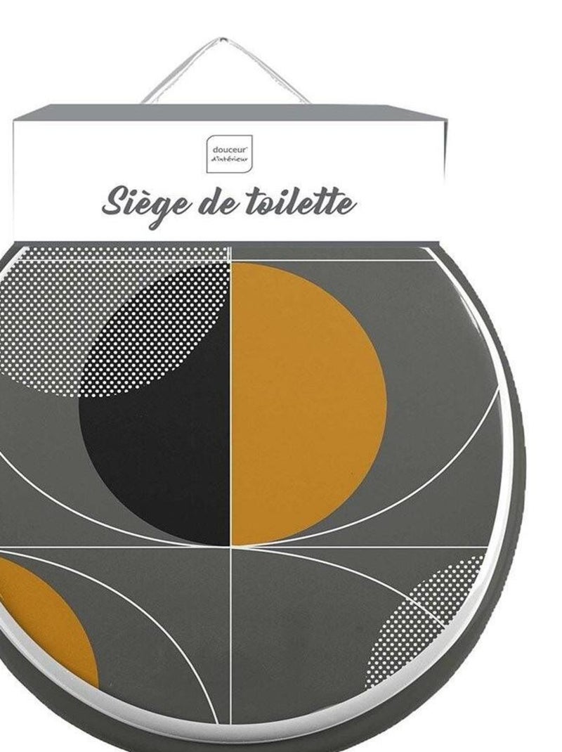 Abattant WC MDF Color Pop gris Gris - Kiabi