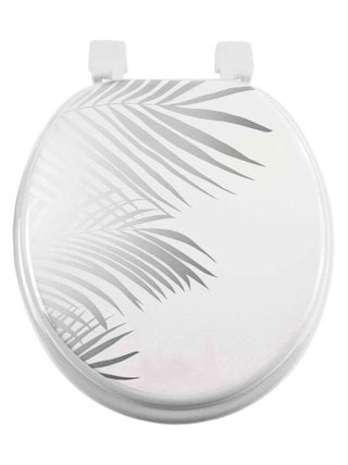 Abattant WC MDF Orbella blanc argent