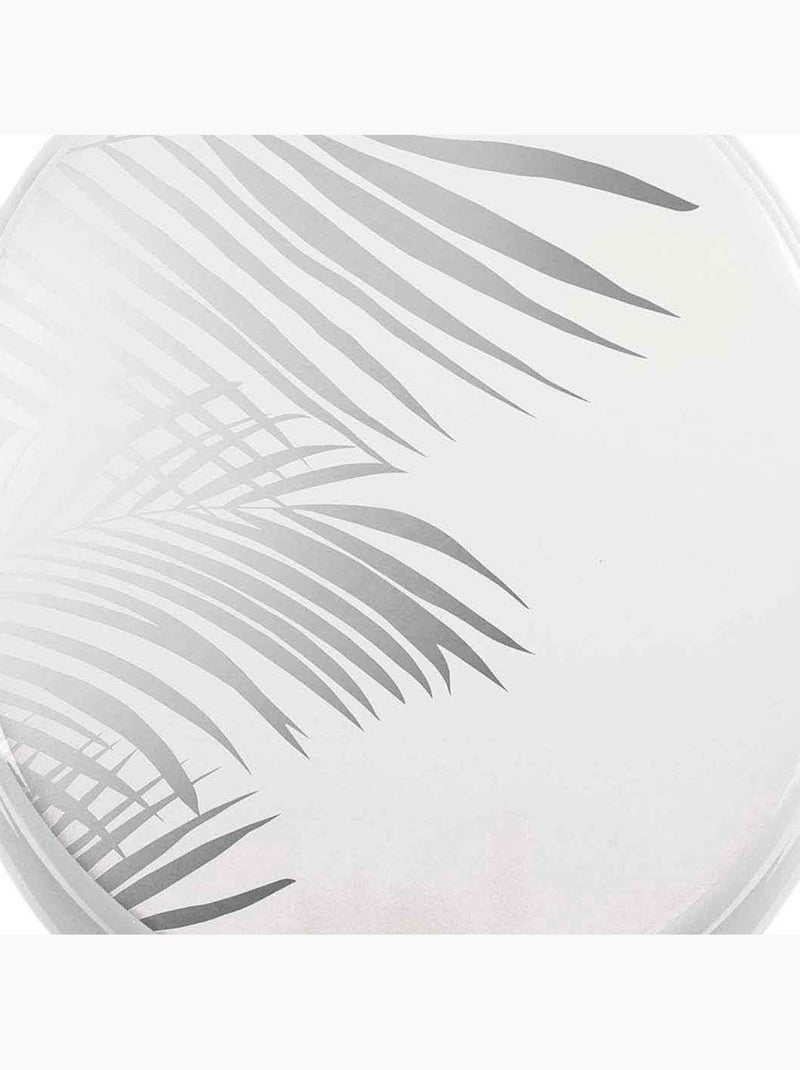 Abattant WC MDF Orbella blanc argent Blanc - Kiabi