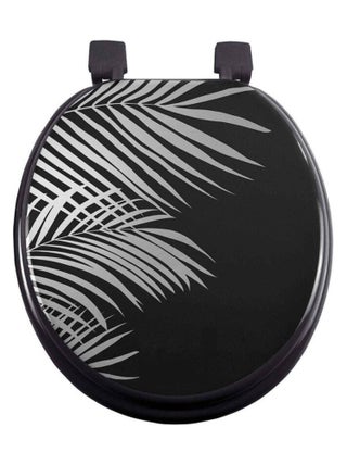 Abattant WC MDF Orbella noir argent