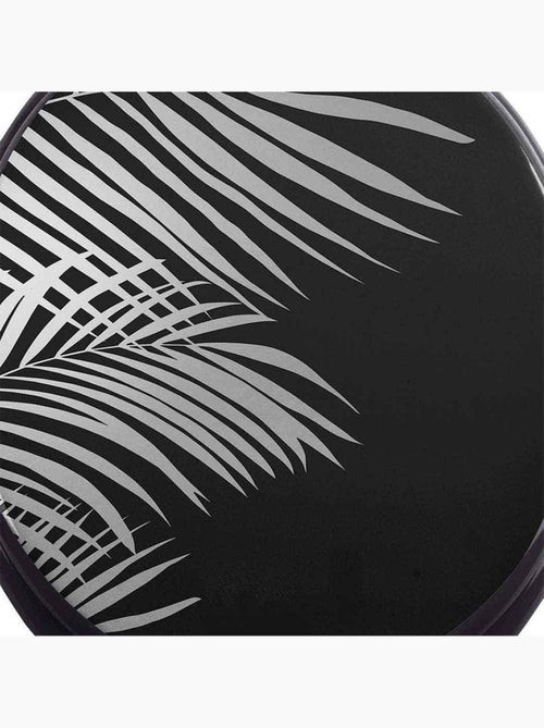 Abattant WC MDF Orbella noir argent - Kiabi