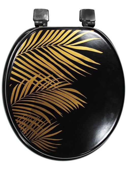 Abattant WC MDF Orbella noir - Kiabi