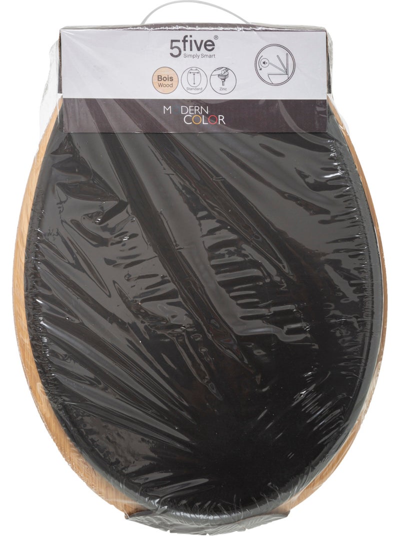 Abattant WC MODERN COLOR Noir - Kiabi