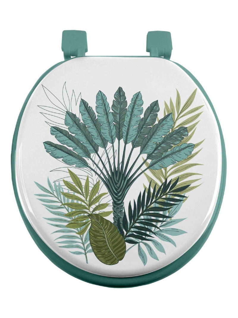 Abattant WC Panazio Tropical Bleu - Kiabi