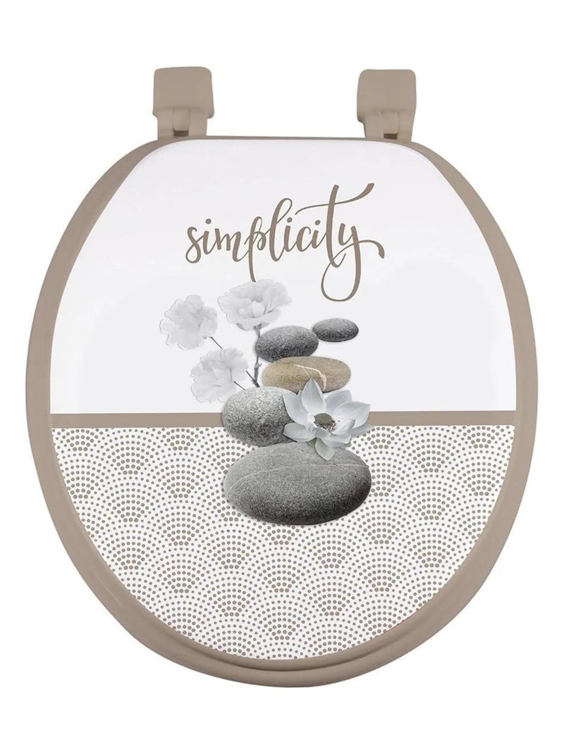 Abattant WC Simplicity zen Beige - Kiabi