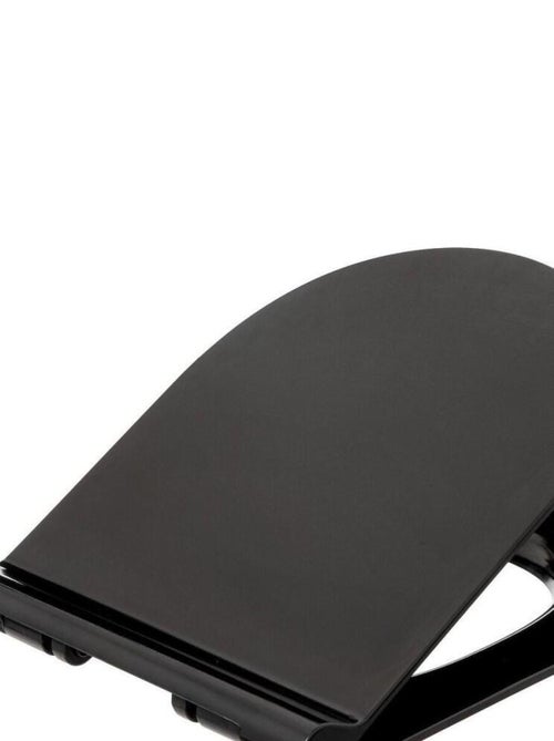 Abattant WC Softclic ultra fin noir - Kiabi