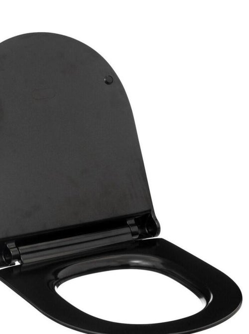 Abattant WC Softclic ultra fin noir - Kiabi